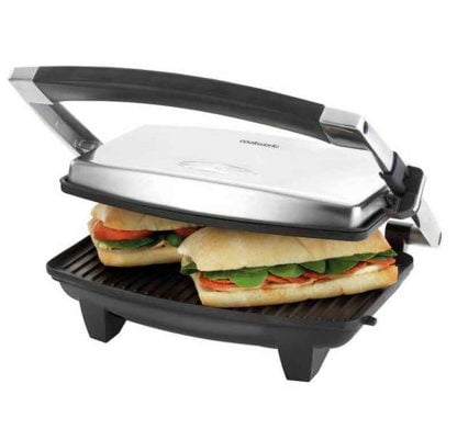 Cookworks 2 Portion Panini Grill and Sandwich Toaster