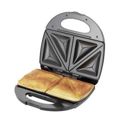 Cookworks 2 Portion Sandwich Toaster, 750W - Black