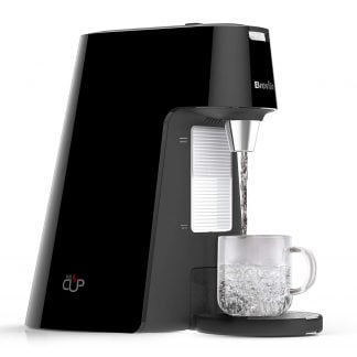 Breville HotCup Hot Water Dispenser with Adjustable Cup Height, 1.7 Litre, Gloss Black [Energy Class A]