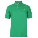 Slazenger Plain Polo Shirt Mens - Green