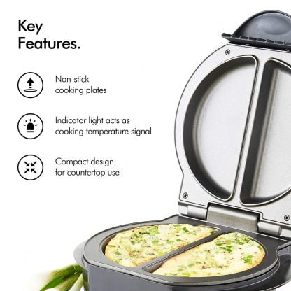 VonShef Omelette Maker – Electric Multi Cooker for Omelettes, Fried & Scrambled Eggs - Non-Stick Pan – 700W