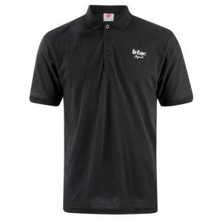 Lee Cooper Polo Shirt Mens, Black
