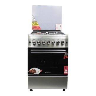 BlueFlame 60x60cm Cooker, 3 Gas and 1 Electric w/ Electric Oven, Grill