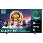 Hisense 50-inch 4K UHD Smart TV, 50A6Q; Built-in Wi-Fi, HDR, Dolby Atmos, VIDAA, Bluetooth