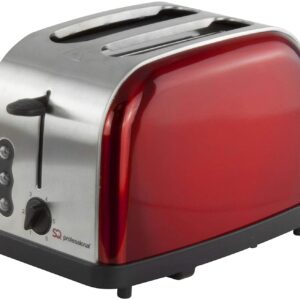 SQ Professional Dainty 2-Slice Toaster, Red