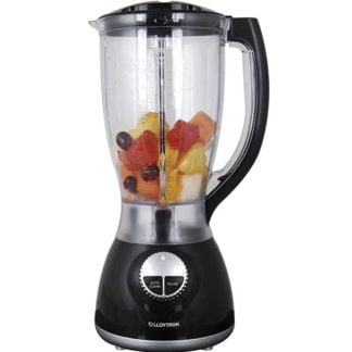 KitchenPerfected Table Blender with Mill, Autoclean 2L, 500W - Black