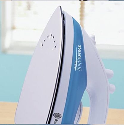 Russell Hobbs 22470 Steam Glide Travel Iron, 760 W - White and Blue