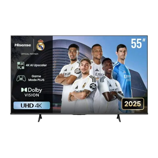 Hisense 55-inch Series A6 4K UHD Smart TV, 55A6Q; Built-in Wi-Fi, HDR, Dolby Atmos, VIDAA, Bluetooth, Free-to-Air Decoder