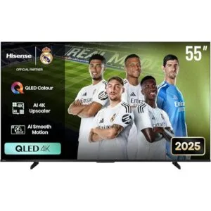 Hisense 55-inch Series A6 4K UHD Smart TV, 55A6Q; Built-in Wi-Fi, HDR, Dolby Atmos, VIDAA, Bluetooth, Free-to-Air Decoder