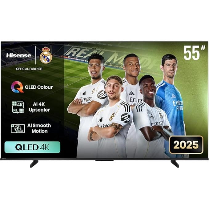 Hisense 55-inch Series A6 4K UHD Smart TV, 55A6Q; Built-in Wi-Fi, HDR, Dolby Atmos, VIDAA, Bluetooth, Free-to-Air Decoder