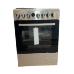 IQRA 60x60cm Cooker, 4 Gas Burners, with Electric Oven, Auto Ignition, Stainless Steel, Grill and Rotisserie, IQ-FC6040SS