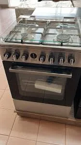 IQRA 60x60cm Cooker, 4 Gas Burners, with Electric Oven, Auto Ignition, Stainless Steel, Grill and Rotisserie, IQ-FC6040SS - Image 2
