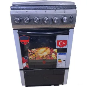 Klass 50x60 Freestanding Cooker, 3 Gas Burners + 1 Hotplate, Electric Oven (4TTE  5631 HI)