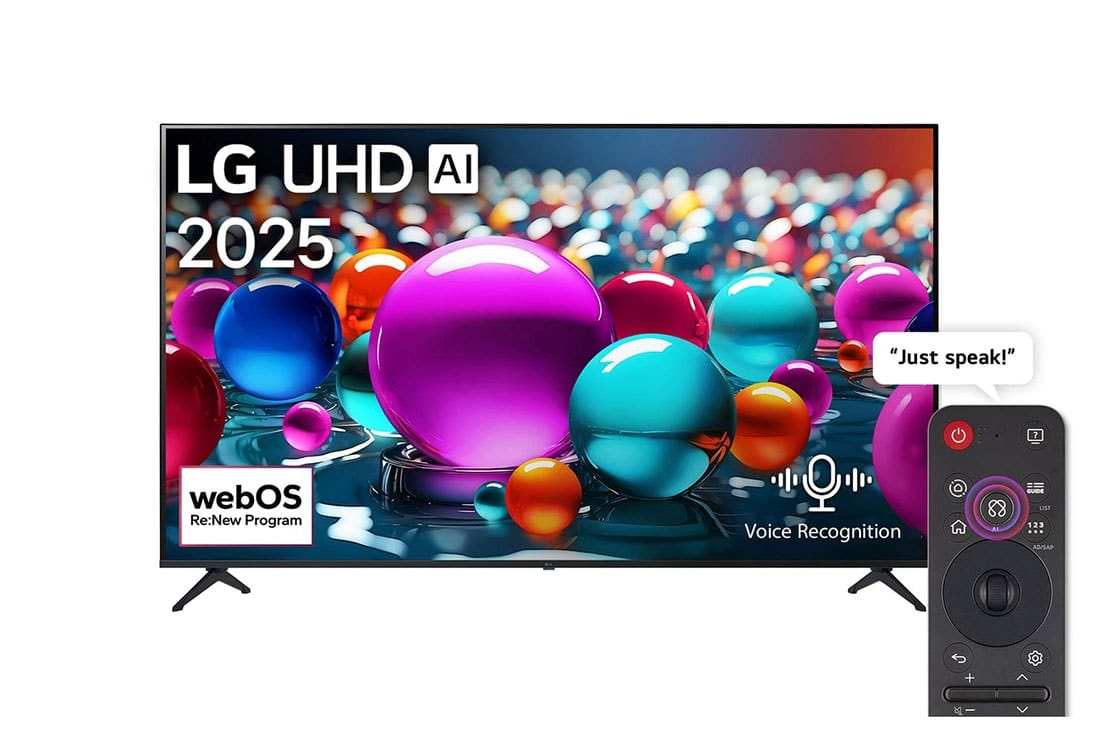 LG 50 inch 4K UHD AI UA85 4K Smart TV AI Magic Remote HDR10 webOS25 2025 - Image 2