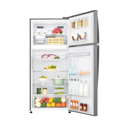 LG GL-F602HLHU 410(L) | Top Freezer Refrigerator | Inverter Linear Compressor | Smart ThinQ™ | LINEAR Cooling™