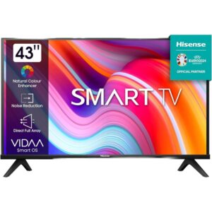 Hisense 43-inch Class A4 Series Full HD Smart TV, 43A4KS/43A4QS; Built-in Wi-Fi, HDR, Dolby Atmos