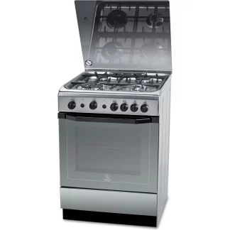 Indesit 60*60cm 4-Burner Gas Cooker w/ Gas Oven | I6TG1G(X)