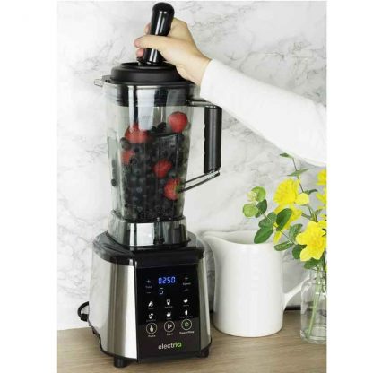 electriQ 1250W Multi Functional Blender, Smoothie and Soup Maker with Digital Controls