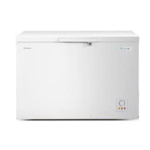 Hisense 400 Litres (Net 289 Liter) Chest Freezer, FC-40DT4SB1; Defrost, LED Lighting, Removable Basket, Silver