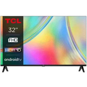 TCL 32-inch Android Smart TV, 32S5400AF; Bazeless w/ Bluetooth, Dolby Audio, HDR, YouTube, Netflix