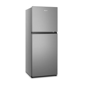 Hisense 266 Ltrs 2-Door Top Freezer Refrigerator, Frost Free, Silver, RT266N4DGN