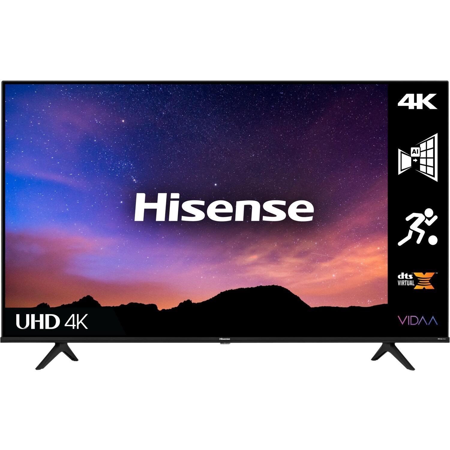 Buy Hisense 43-inch Class A6 Series 4K UHD Smart TV, (43A6K), Built-in  Wi-Fi, HDR, Dolby Atmos: Smart TVs Deals