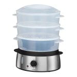 LOGIK Food Steamer, 9 Litres, 1000W, Stainless Steel