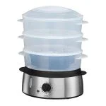 LOGIK Food Steamer, 9 Litres, 1000W, Stainless Steel