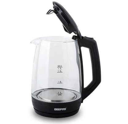 Geepas Electric Glass Kettle, 1.7 Litres