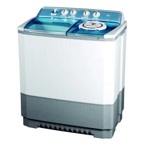 LG 8KG Twin Tub Washer, Roller Jet, 3 Wash Programs, Wind Jet Dry