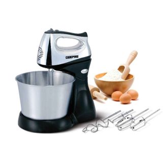 Geepas Stand Mixer, 5 Speed, 2.5 Litre Bowl, 200W