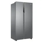 Haier Net 488 Litre Side-by-Side Refrigerator, Silver