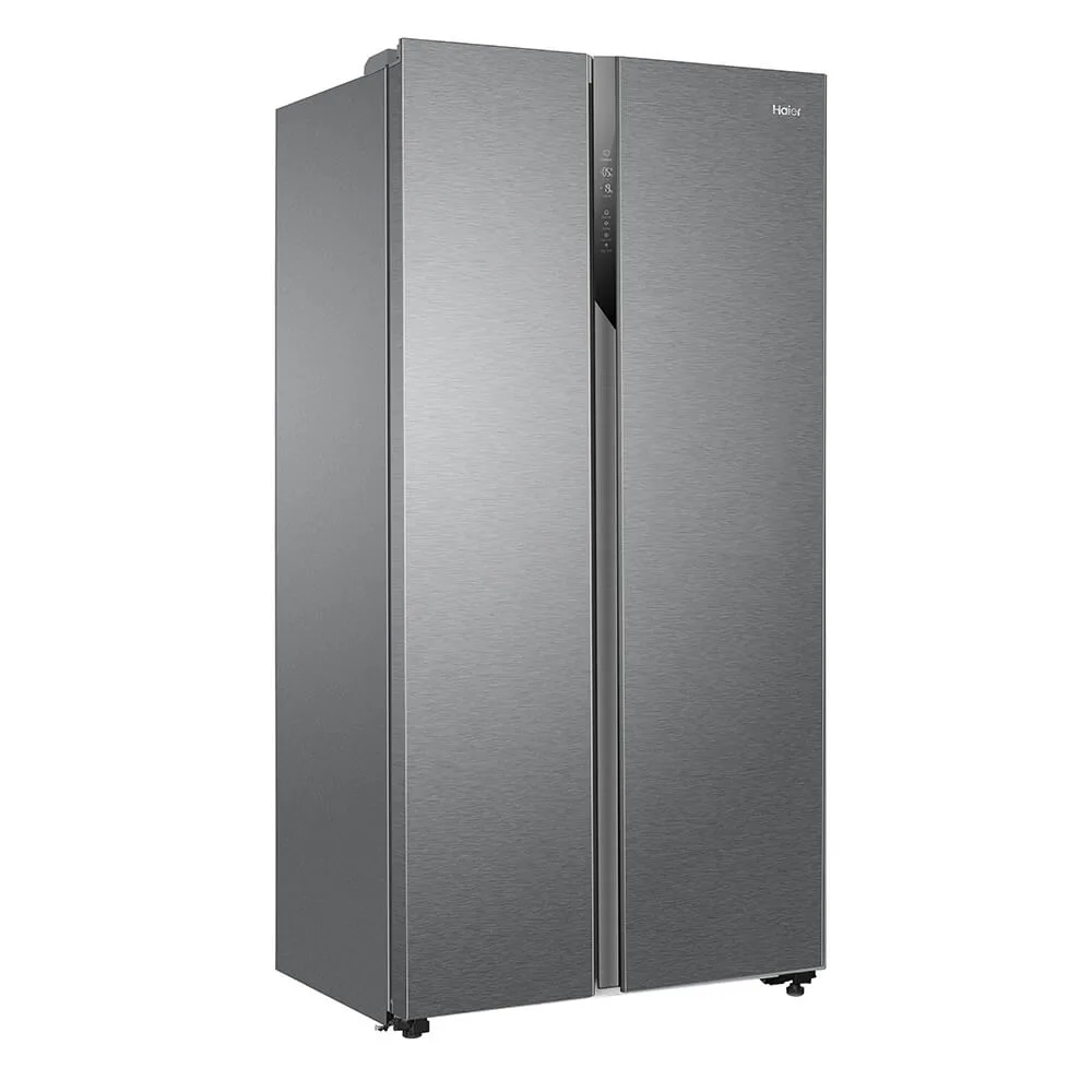 Haier Net 488 Litre Side-by-Side Refrigerator, Silver