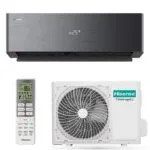 Hisense Energy Pro X AI Smart Wall Split Air Conditioner, Inverter, Wi-Fi & Voice Control, R32, Ultra-Quiet, Black Finish