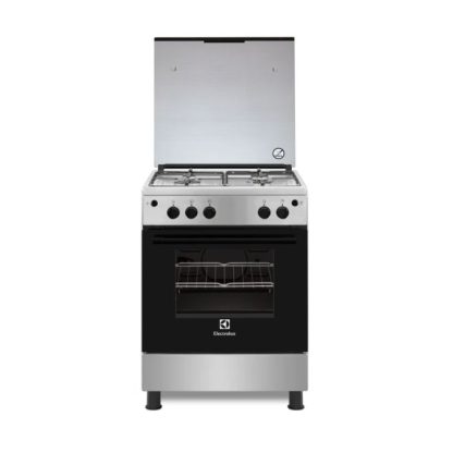 Electrolux 60*60cm 4 Burners Gas Cooker w/ Gas Oven, Stainless Steel