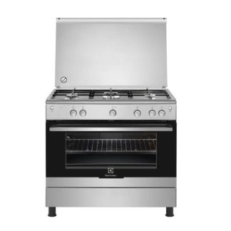 Electrolux 90*60cm 5 Burners Gas Cooker, Gas Oven, Stainless Steel