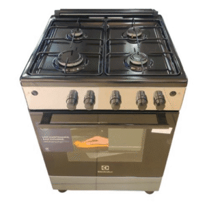 Electrolux 60*60cm 4 Burners Gas Cooker w/ Gas Oven, Stainless Steel | EKG6000G6Y