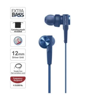 Sony MDR-XB55AP Premium in-Ear Extra Bass Headphones with Mic