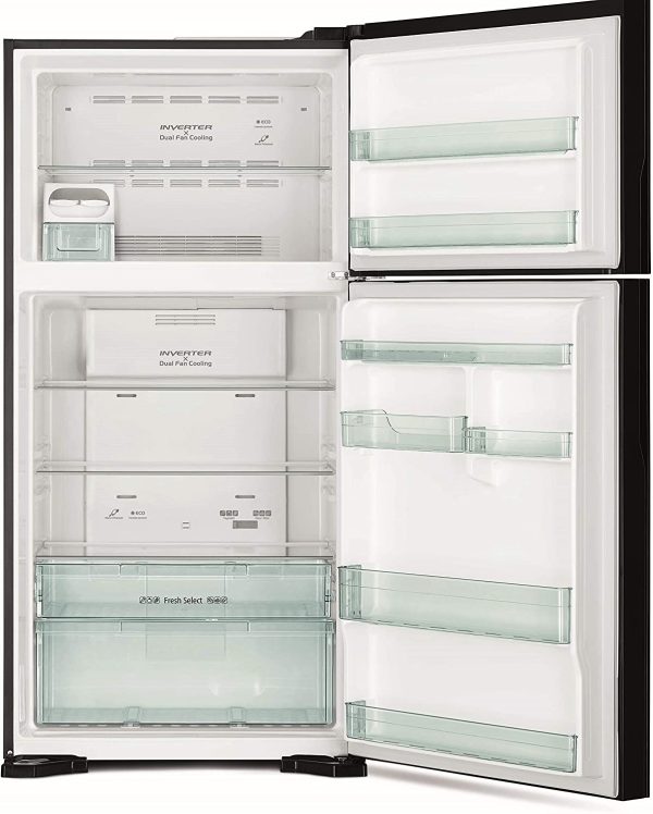 Hitachi 700Ltrs 2-Door Refrigerator w/ Inverter Compressor (Brilliant Silver) | RV800PUN7KBSL