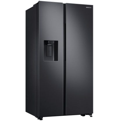 Samsung 635 Ltrs Side by Side Refrigerator w/ Water Dispenser & Ice Maker, SpaceMax Technology, Black | RS64R5311B4