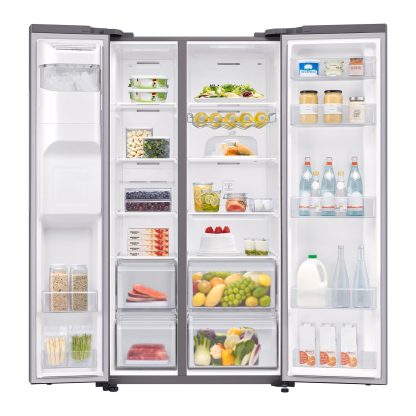 Samsung 617 Ltrs Side by Side Refrigerator w/ Water + Ice Dispenser