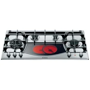 Ariston 90cm 4 Gas & 1 Electric Built-in Hob (Ceramic) | PH941MSTVIX