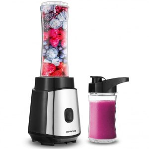 Kenwood 350W Personal Blender, Smoothie Maker, 2 Smoothie2Go Bottles & Lids, Ice Crush Function