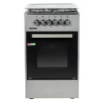 Geepas 50*50 3 Gas & 1 Electric Free Standing Cooker Oven w/ Electric Oven, Stainless Steel | GCR5031