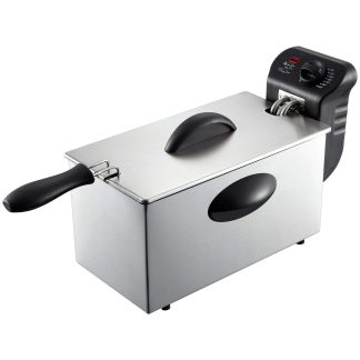 Cookworks Professional Deep Fat Fryer, 3 Litres, Stainless Steel
