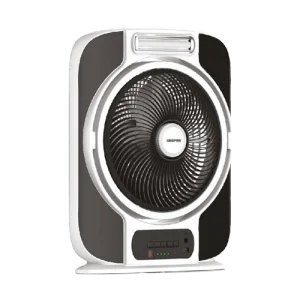 Geepas 12’’ Rechargeable Box Fan, Personal Desk Fan