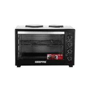 Geepas Electric Oven with Hotplate, Rotisserie, 60 Litres