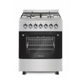 Hisense 60*60cm 3 Gas & 1 Electric Freestanding Cooker w/ Electric Oven