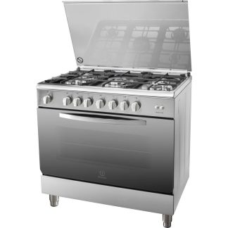 Indesit 90*60 cm 5 Gas Burners Cooker Range w/ 112 Liters Gas Oven