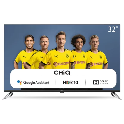 CHiQ 32" Android Smart HD LED TV; Bluetooth, Built-in Chromecast, Dolby Atmos, Free-to-Air Decoder
